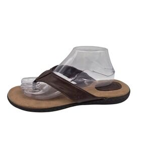 B.o.c Sandals Mens Size 10 Brown Thong Flip Flop Comfort Shoes Casual Beach